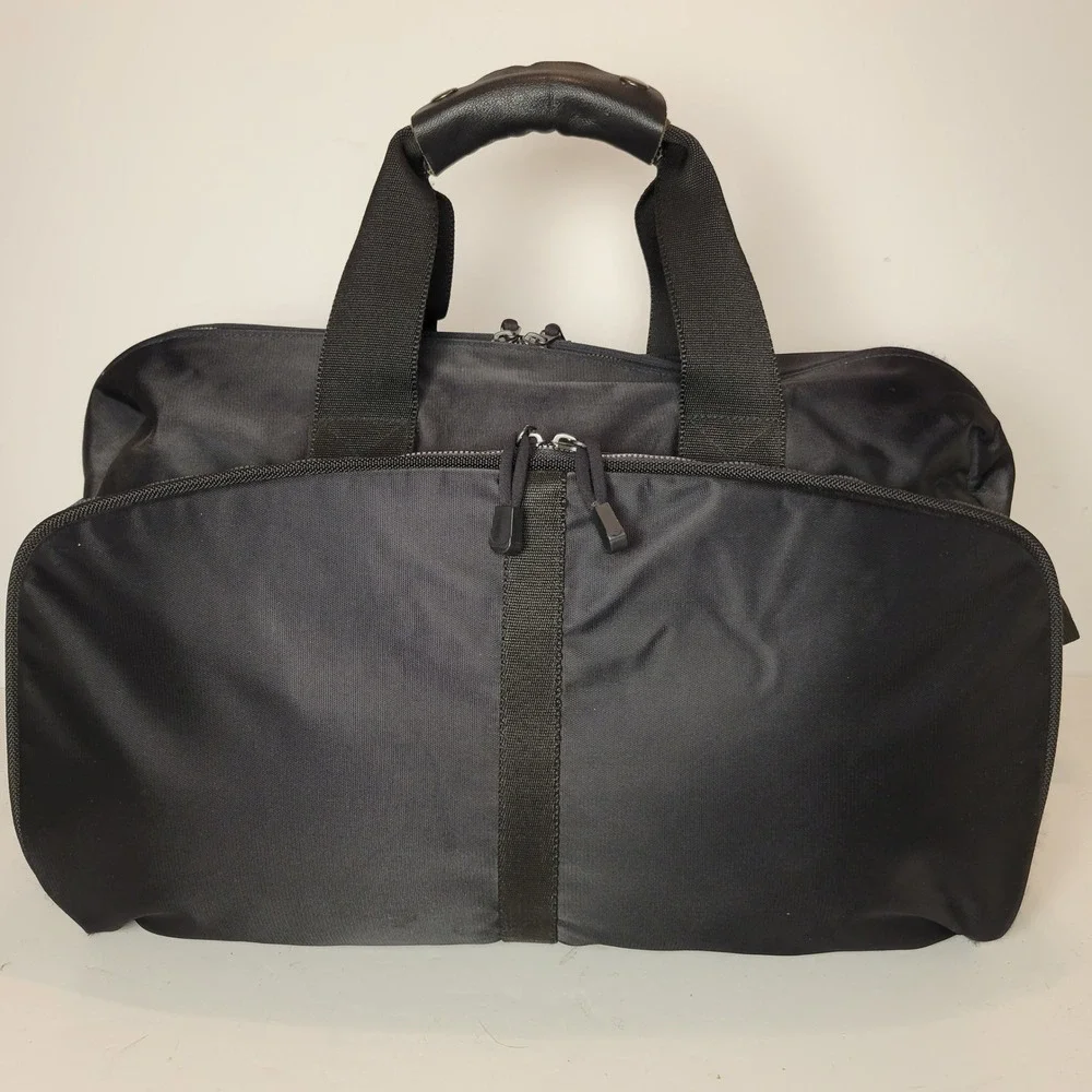 Banana Republic Duffle Bag Large Black Good Nylon Travel Weekender Luggage‎